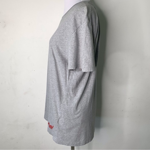 Superdry Men's Classic Grey Crewneck Short Sleeve T-Shirt Size Large - Picture 4 of 14